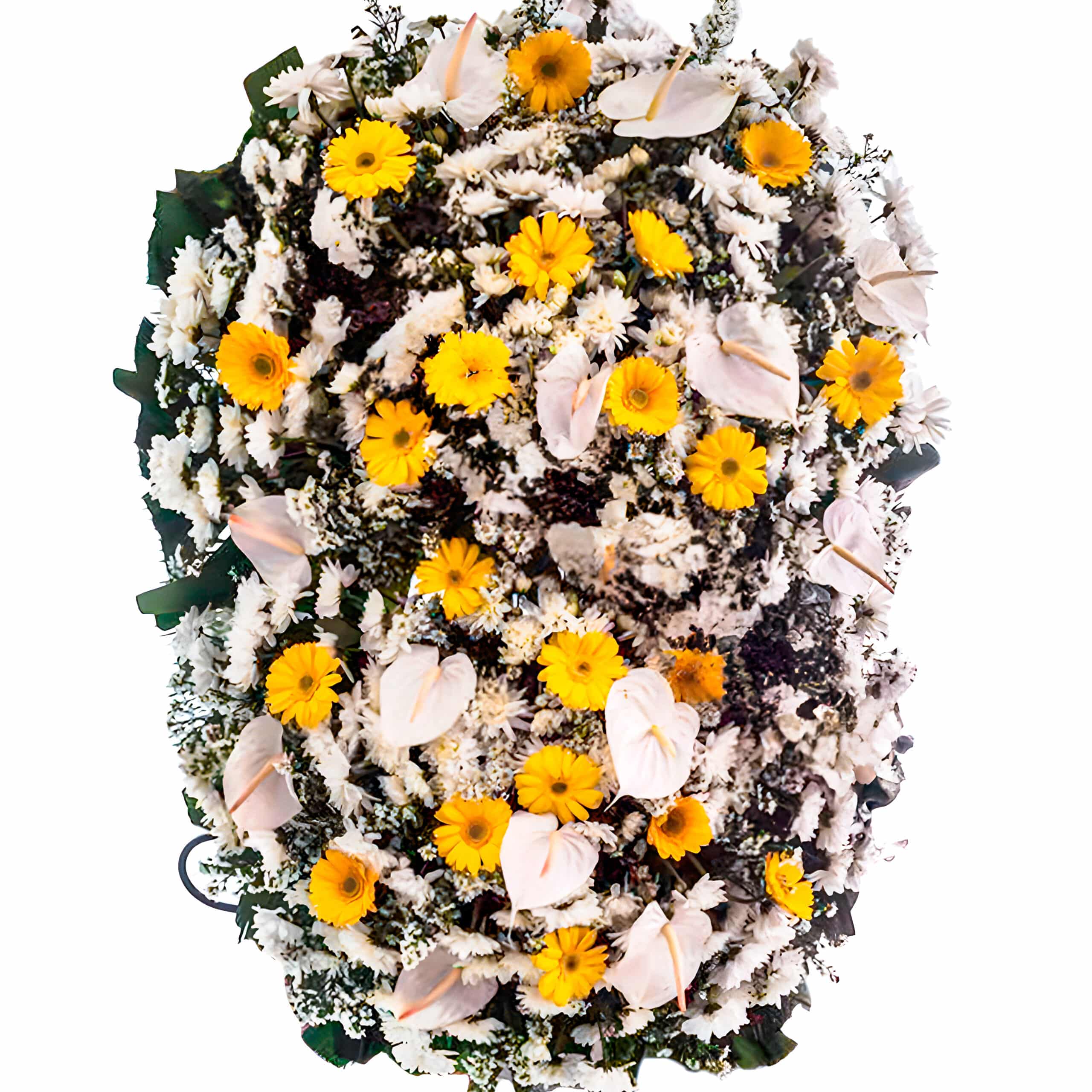 Coroa de Flores Platina C